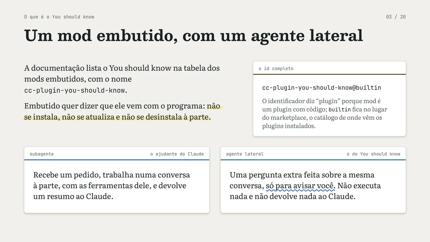 Slide 3 de 20: You should know do Claude Code