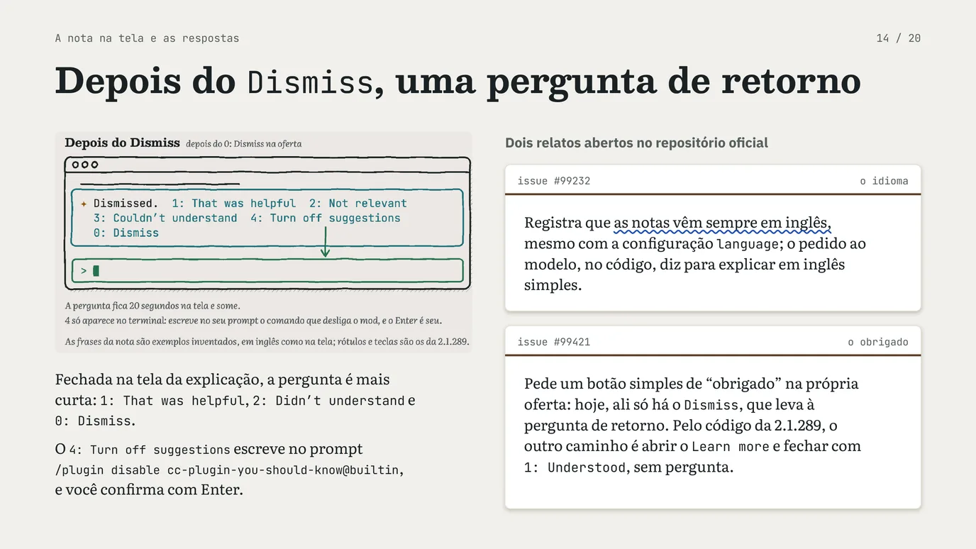 Slide 14 de 20: You should know do Claude Code