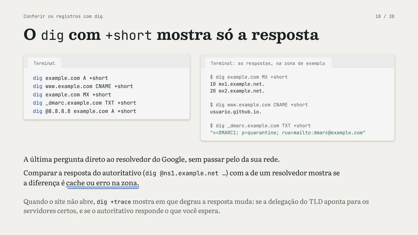 Slide 18 de 20: Registros de DNS