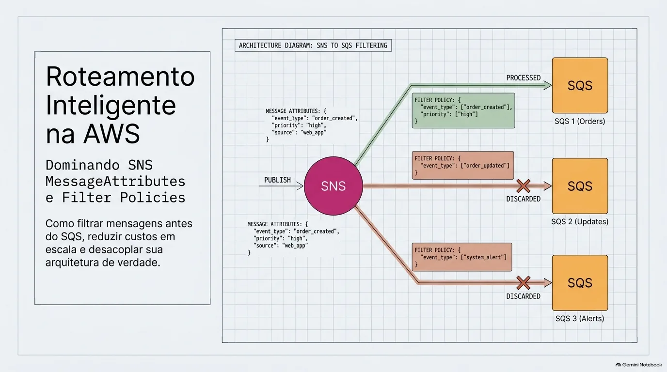 Slide 1 de 15: Roteamento inteligente na AWS